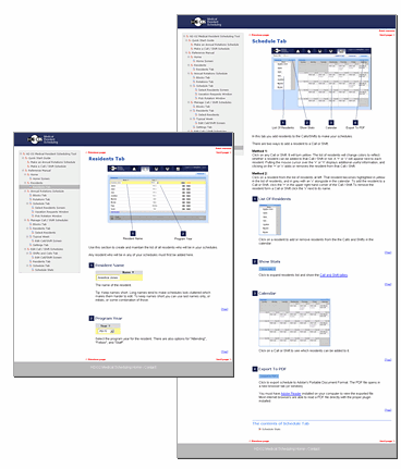 H2-O2 MedRez.net Scheduling Tool for medical residencies Help Files